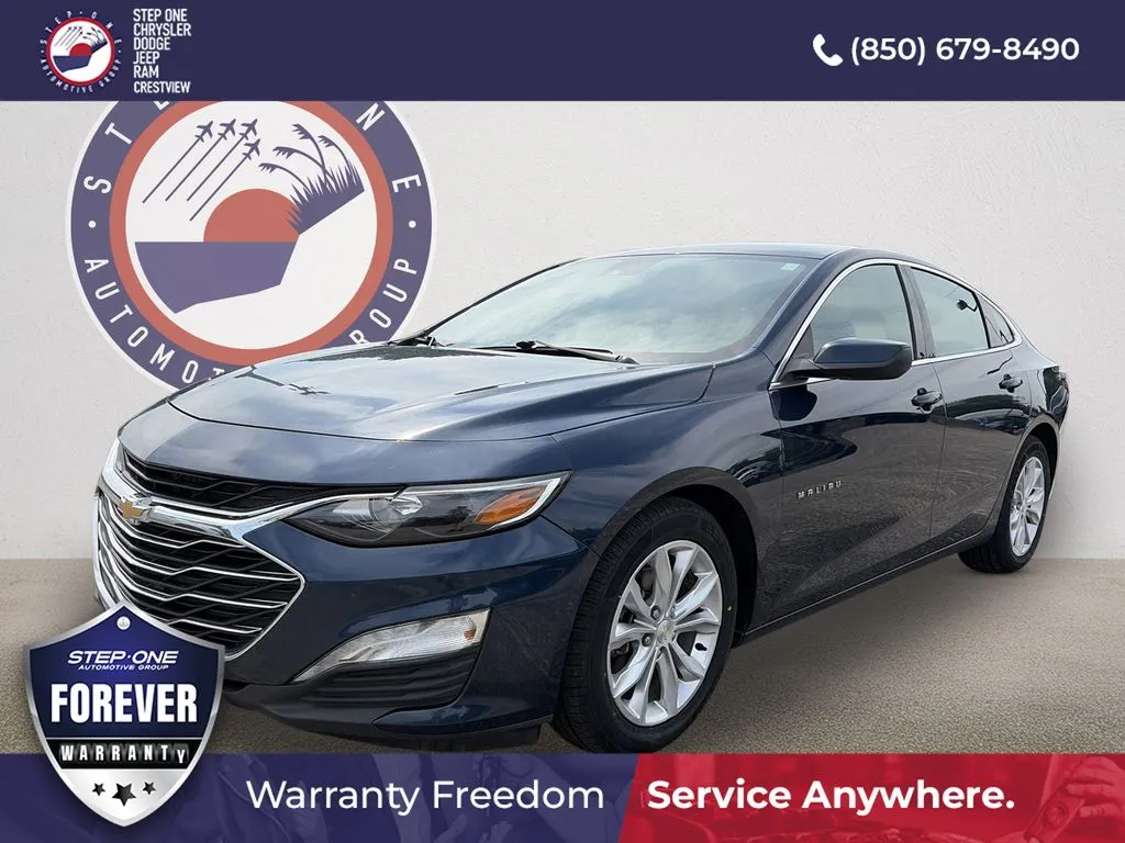Blue 2021 Chevrolet Malibu LT for sale in Crestview, FL