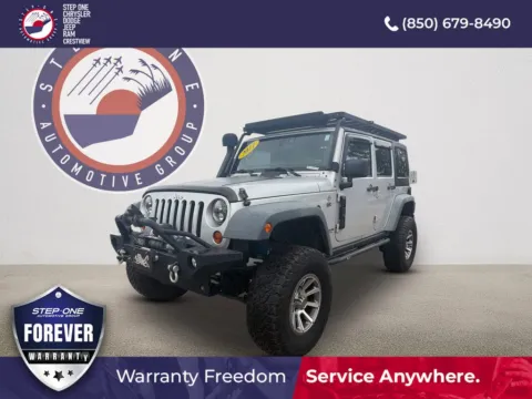 Silver 2011 Jeep Wrangler Unlimited Rubicon for sale in Crestview, FL