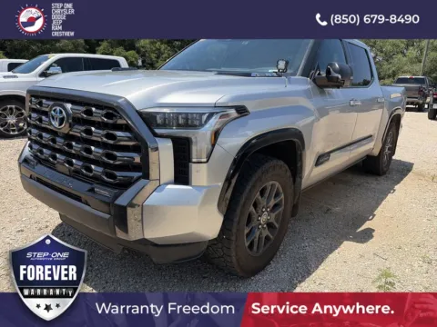 Silver 2023 Toyota Tundra Hybrid Platinum for sale in Crestview, FL
