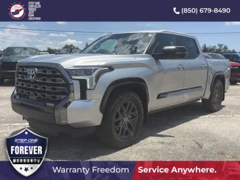 Silver 2023 Toyota Tundra Hybrid Platinum for sale in Crestview, FL