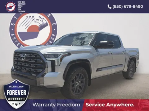 Silver 2023 Toyota Tundra Hybrid Platinum for sale in Crestview, FL