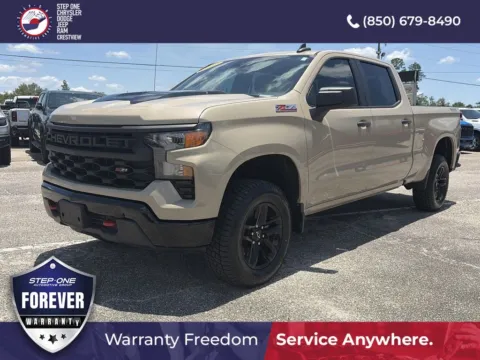 Beige 2022 Chevrolet Silverado 1500 Custom Trail Boss for sale in Crestview, FL