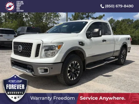 White 2017 Nissan Titan PRO-4X for sale in Crestview, FL