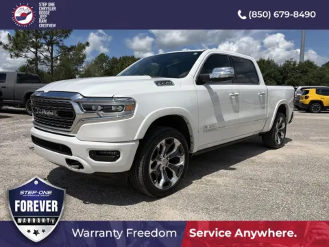 White 2020 Ram 1500 Limited for sale in Crestview, FL