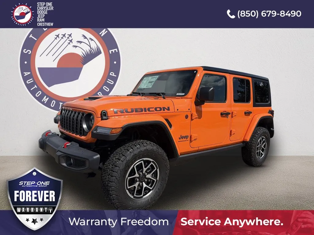 Orange 2026 Jeep Wrangler Rubicon for sale in Crestview, FL