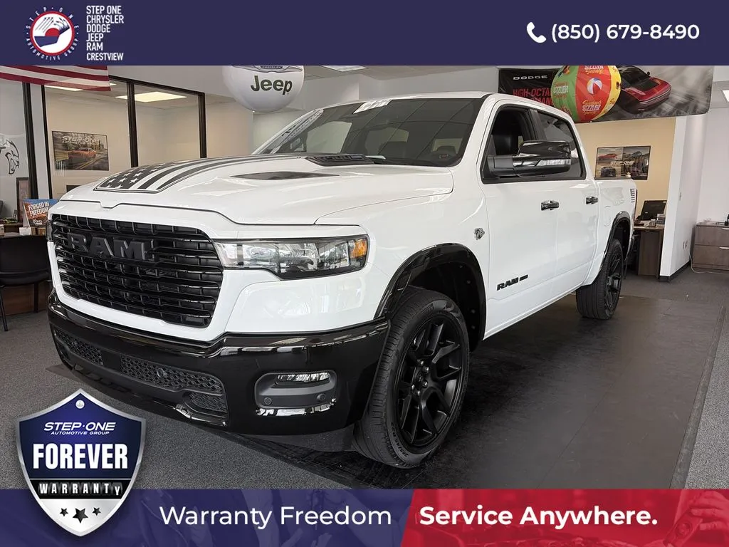 White 2026 Ram 1500 Laramie for sale in Crestview, FL