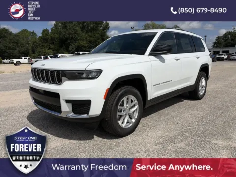 White 2026 Jeep Grand Cherokee L Laredo X for sale in Crestview, FL