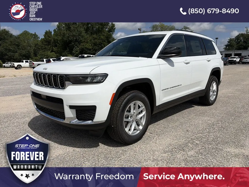 White 2026 Jeep Grand Cherokee L Laredo X for sale in Crestview, FL
