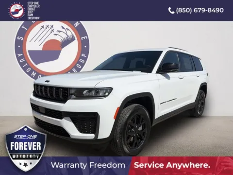 White 2026 Jeep Grand Cherokee L Laredo Altitude for sale in Crestview, FL