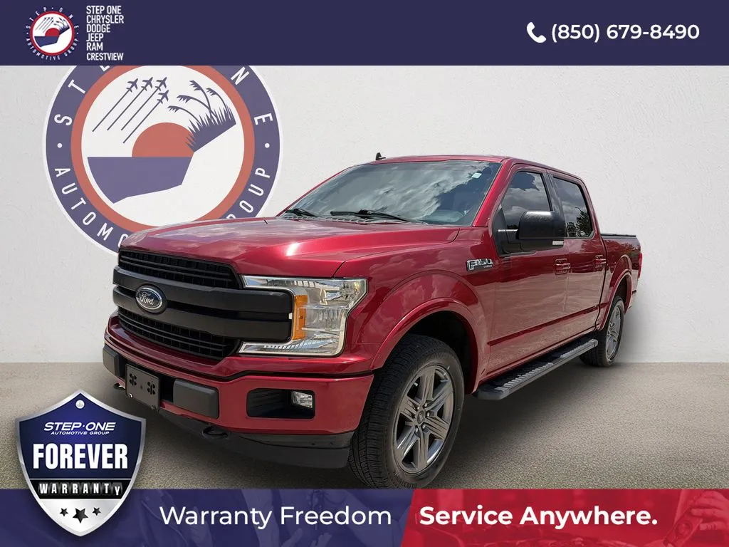 Red 2020 Ford F-150 Lariat for sale in Crestview, FL
