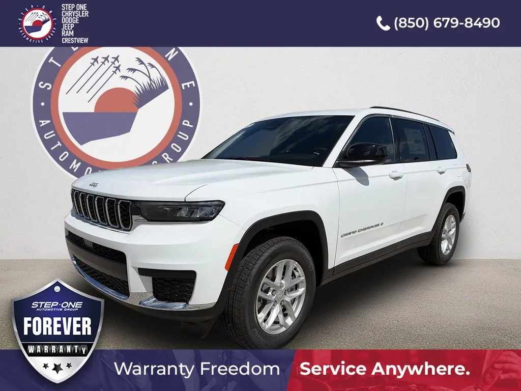 White 2026 Jeep Grand Cherokee L Laredo for sale in Crestview, FL