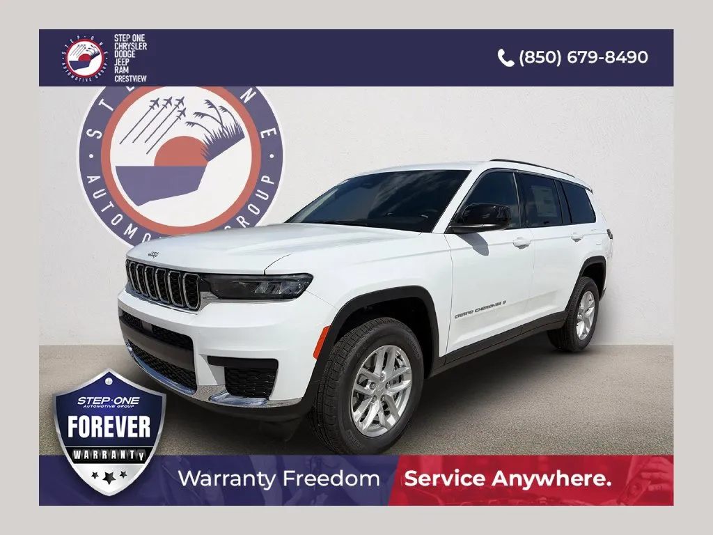White 2026 Jeep Grand Cherokee L Laredo for sale in Crestview, FL