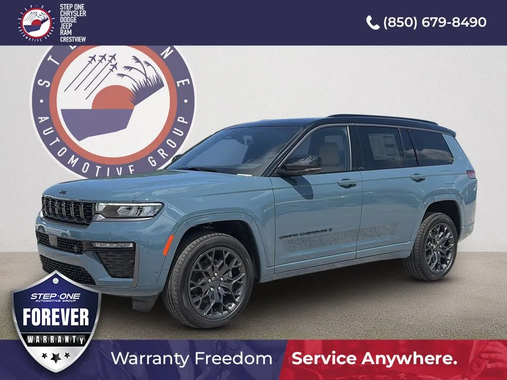 Blue 2026 Jeep Grand Cherokee L Summit for sale in Crestview, FL