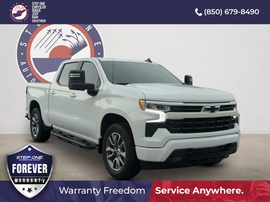 White 2025 Chevrolet Silverado 1500 RST for sale in Crestview, FL