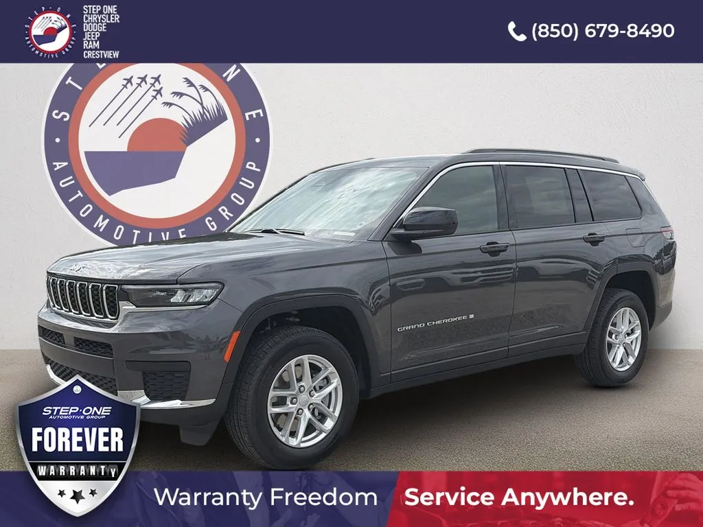 Gray 2026 Jeep Grand Cherokee L Laredo for sale in Crestview, FL