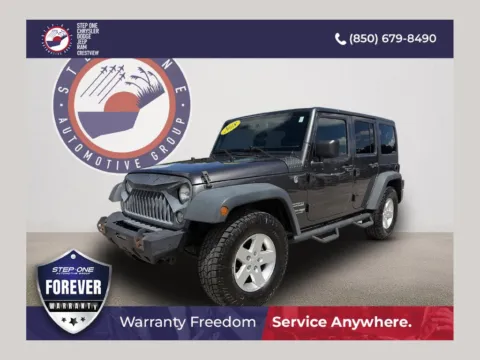 Gray 2018 Jeep Wrangler JK Unlimited Sport for sale in Crestview, FL
