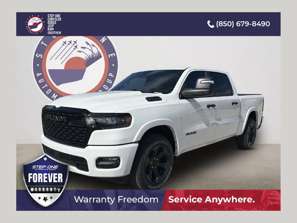 White 2026 Ram 1500 Big Horn/Lone Star for sale in Crestview, FL