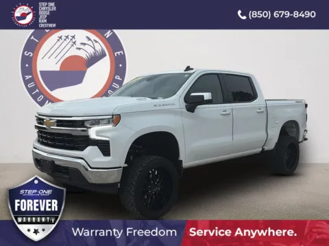 White 2025 Chevrolet Silverado 1500 LT for sale in Crestview, FL