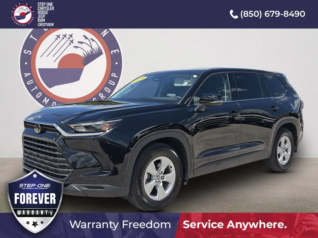 Black 2025 Toyota Grand Highlander LE for sale in Crestview, FL