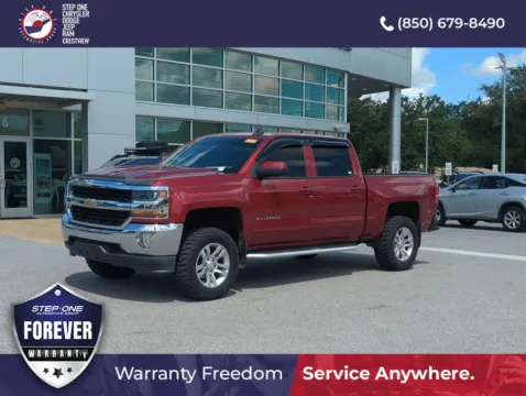 Red 2018 Chevrolet Silverado 1500 LT for sale in Crestview, FL