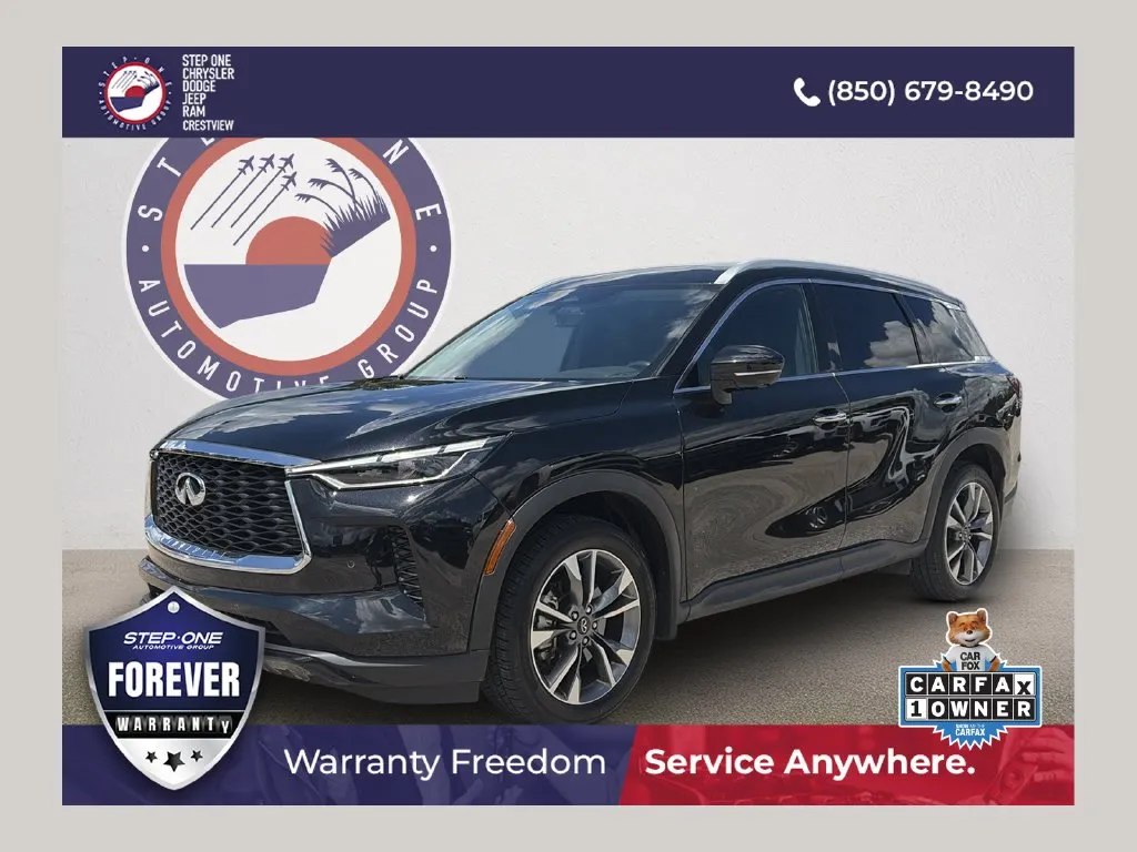 Black 2023 INFINITI QX60 LUXE for sale in Crestview, FL