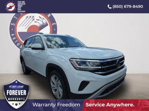 White 2022 Volkswagen Atlas 2.0T SE w/Technology for sale in Crestview, FL