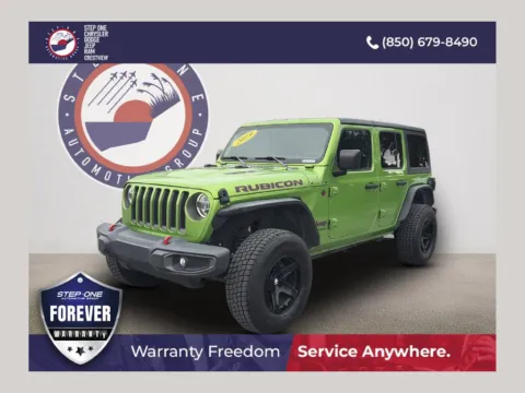 Green 2019 Jeep Wrangler Unlimited Rubicon for sale in Crestview, FL