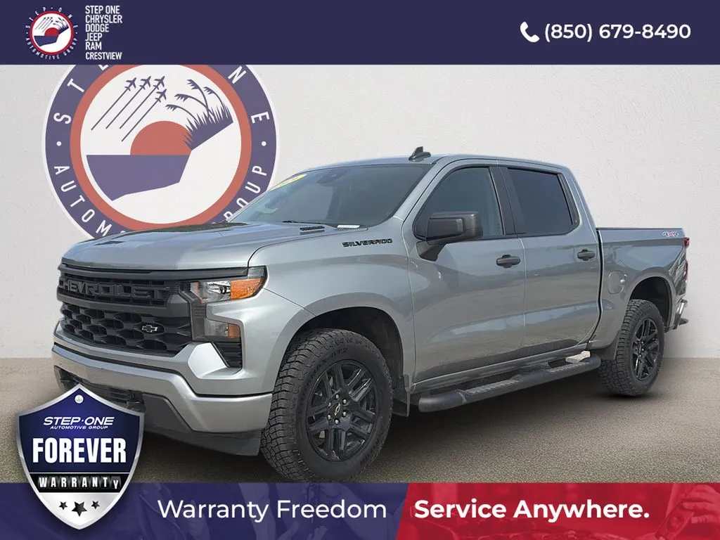 Gray 2026 Chevrolet Silverado 1500 Custom for sale in Crestview, FL