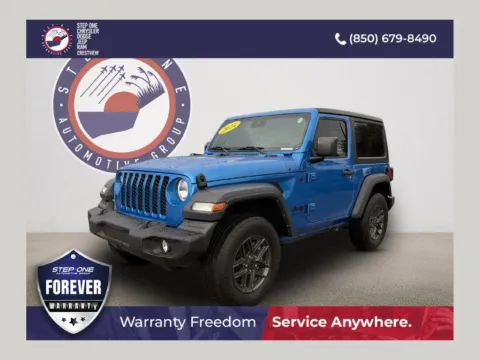 Blue 2024 Jeep Wrangler Sport S for sale in Crestview, FL