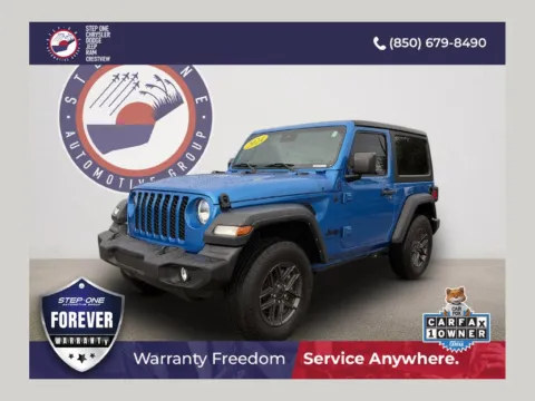 Blue 2024 Jeep Wrangler Sport S for sale in Crestview, FL