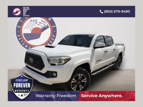 White 2019 Toyota Tacoma TRD Sport for sale in Crestview, FL