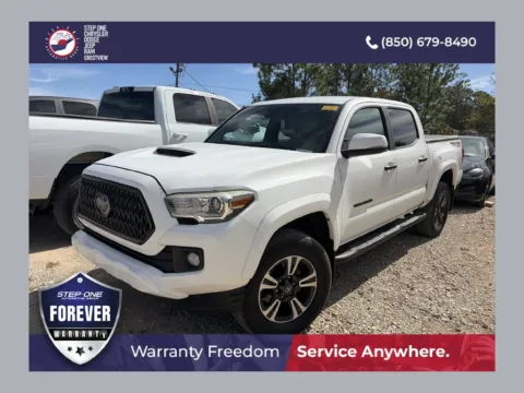 White 2019 Toyota Tacoma TRD Sport for sale in Crestview, FL