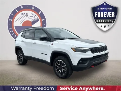 White 2025 Jeep Compass Trailhawk for sale in Crestview, FL