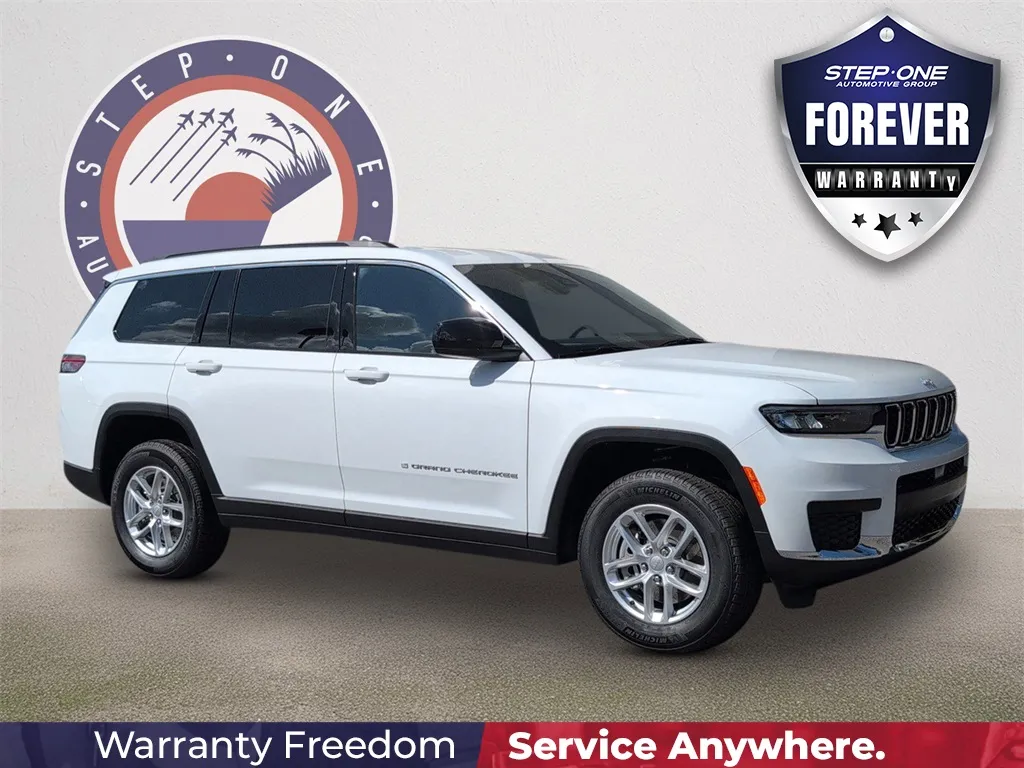 White 2025 Jeep Grand Cherokee L Laredo for sale in Crestview, FL