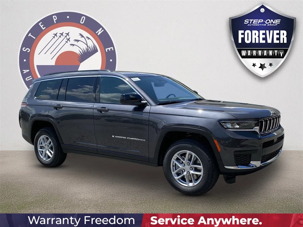 Gray 2025 Jeep Grand Cherokee L Laredo for sale in Crestview, FL