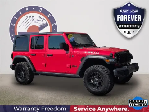 Red 2024 Jeep Wrangler Willys for sale in Crestview, FL