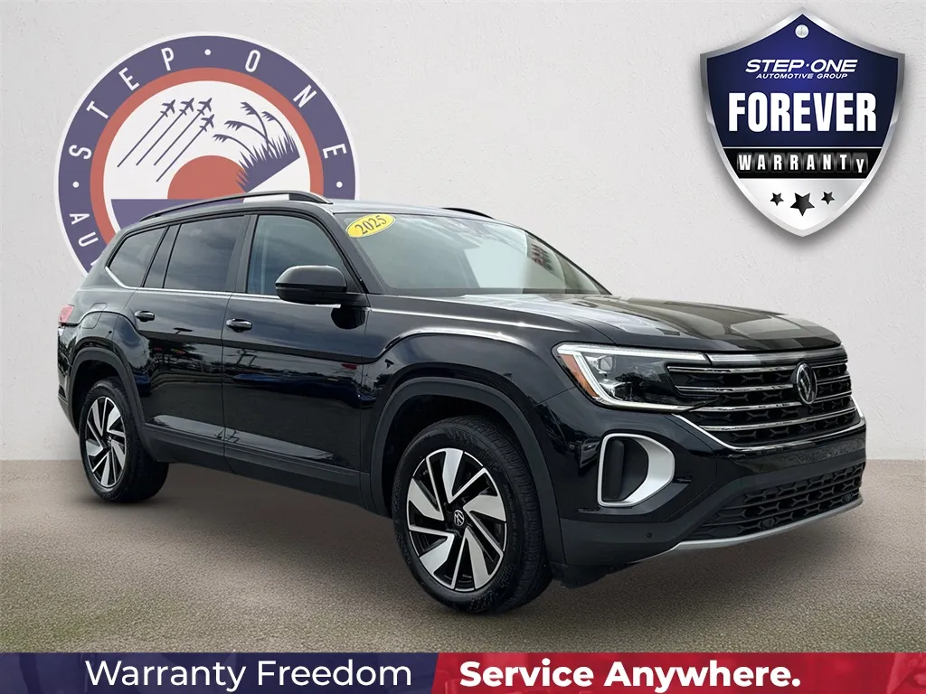 Black 2025 Volkswagen Atlas 2.0T SE w/Technology for sale in Crestview, FL