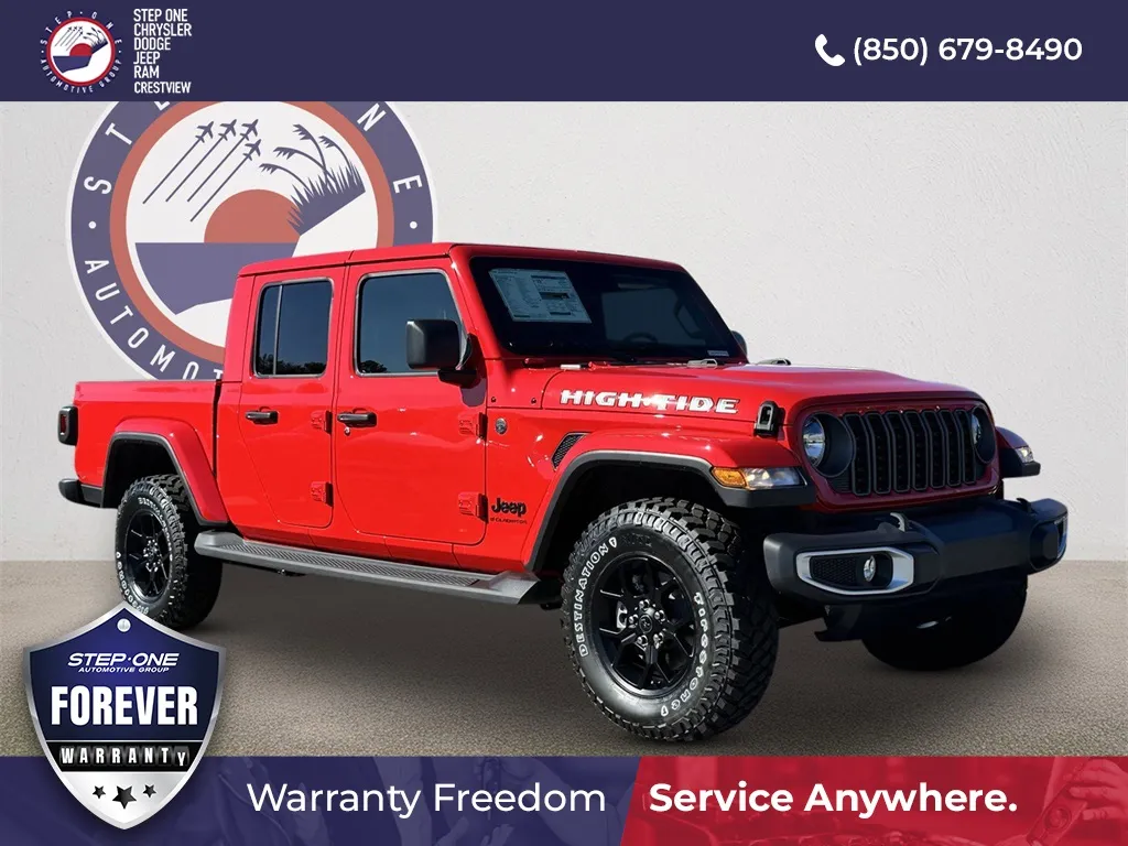 Red 2025 Jeep Gladiator High Tide for sale in Crestview, FL