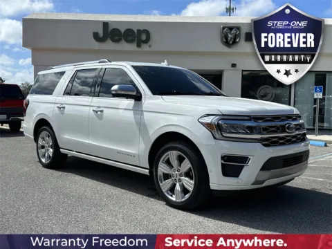 White 2024 Ford Expedition Max Platinum for sale in Crestview, FL