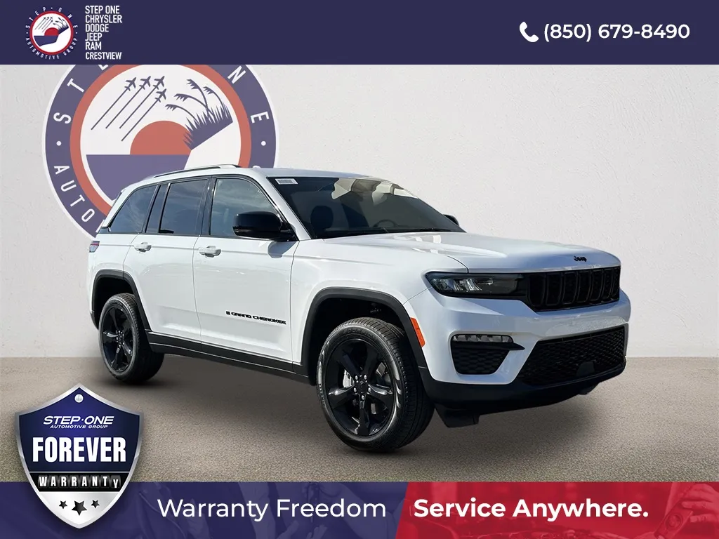 White 2025 Jeep Grand Cherokee Limited for sale in Crestview, FL