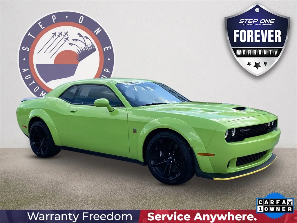 Green 2023 Dodge Challenger R/T Scat Pack Widebody for sale in Crestview, FL