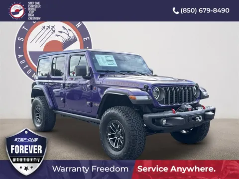 Purple 2026 Jeep Wrangler Rubicon X for sale in Crestview, FL