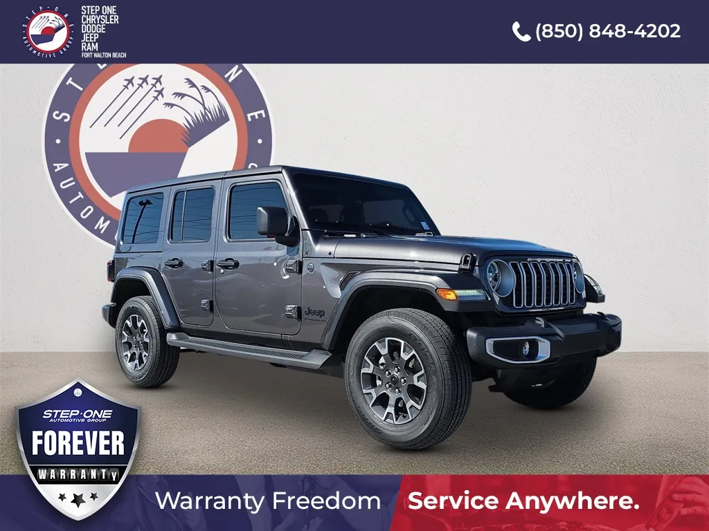 Gray 2026 Jeep Wrangler Sahara for sale in Fort Walton Beach, FL