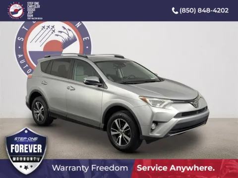 Silver 2017 Toyota RAV4 XLE for sale in Fort Walton Beach, FL