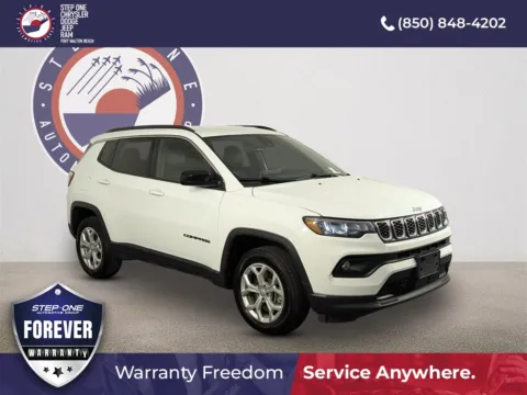 White 2024 Jeep Compass Latitude for sale in Fort Walton Beach, FL