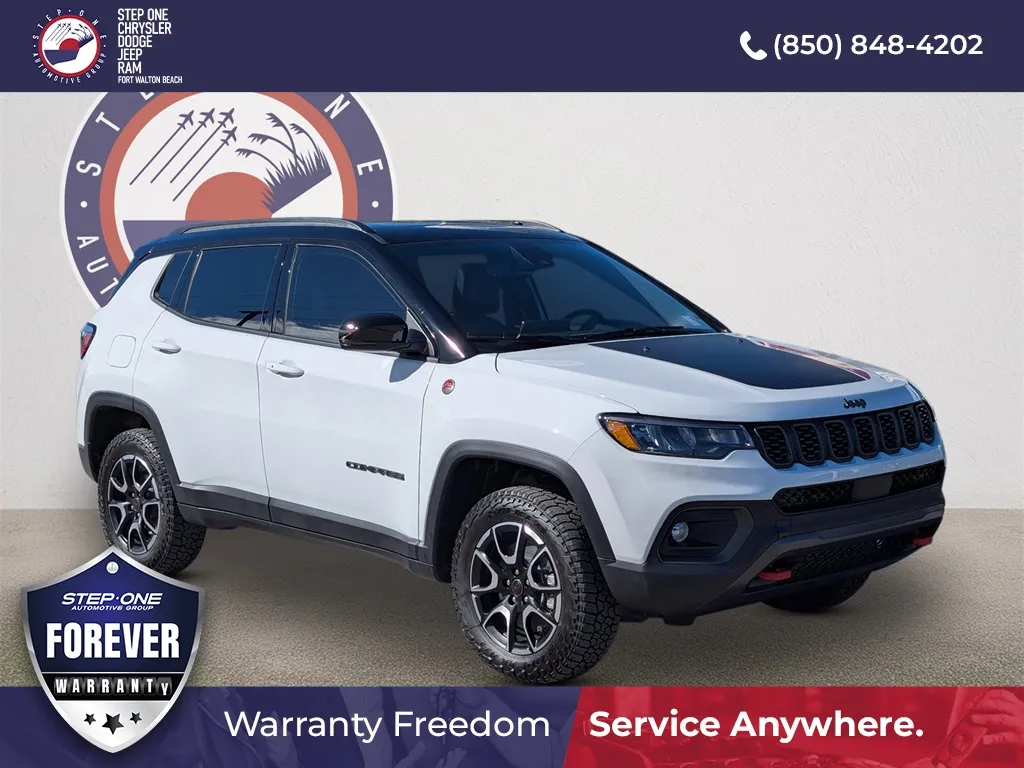 White 2026 Jeep Compass Trailhawk for sale in Fort Walton Beach, FL