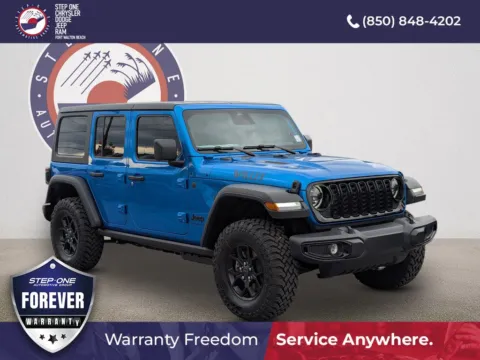 Blue 2026 Jeep Wrangler Willys for sale in Fort Walton Beach, FL