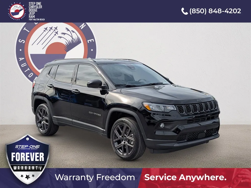 Black 2026 Jeep Compass Latitude for sale in Fort Walton Beach, FL