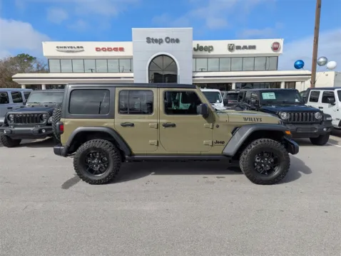 More photos of 2026 Jeep Wrangler Willys at Step One CDJR Fiat Fort Walton Beach, FL