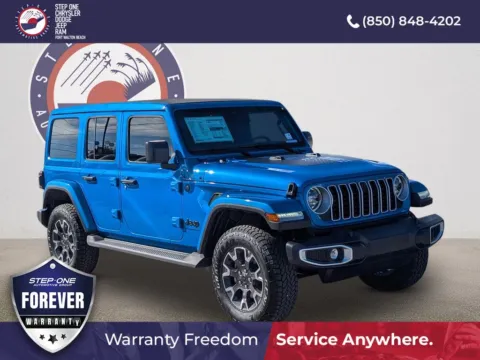 Blue 2026 Jeep Wrangler Sahara for sale in Fort Walton Beach, FL